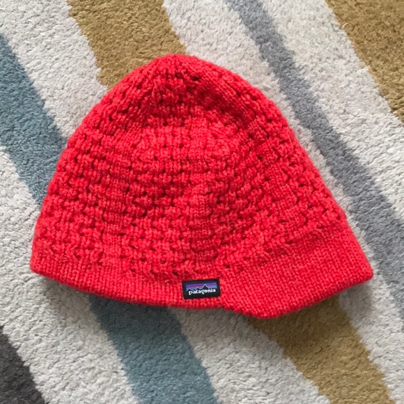 Patagonia Accessories Pink Womens Winter Hat Beanie Brim Poshmark